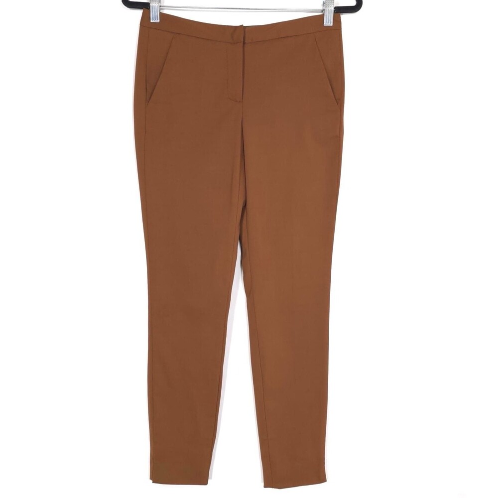 A.L.C. WOOL Blend Pants Size 0 ITALIAN FABRIC USA MADE Stretch Trousers 2077WS